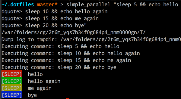 Run simple_parallel